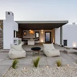 Rising Moon Villa With Sea View & Mini Pool Near Naousa *
