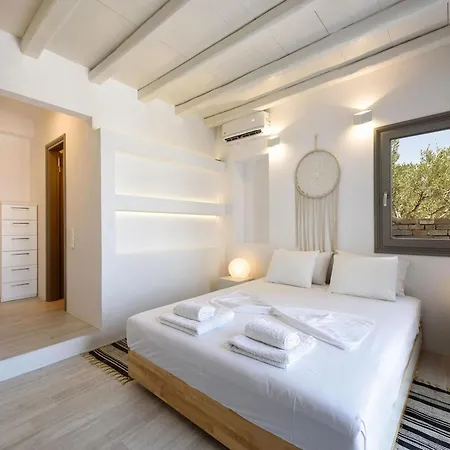 Villa Rising Moon With Sea View & Mini Pool Near Naousa