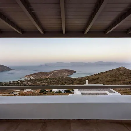 Villa Rising Moon With Sea View & Mini Pool Near Naousa Molos (Paros)