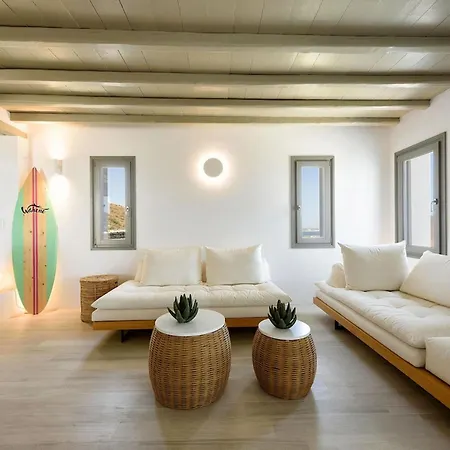 Villa Rising Moon With Sea View & Mini Pool Near Naousa *