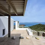 Rising Moon Villa With Sea View & Mini Pool Near Naousa Вилла Molos (Paros)
