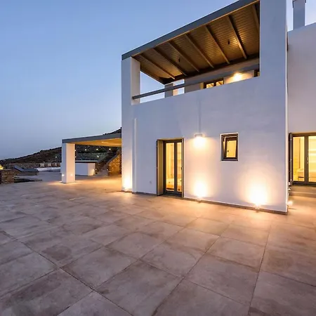 Вилла Rising Moon With Sea View & Mini Pool Near Naousa