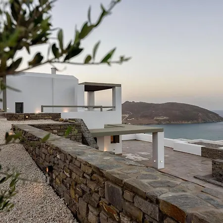 Rising Moon Near Naousa And The Villa Molos (Paros)