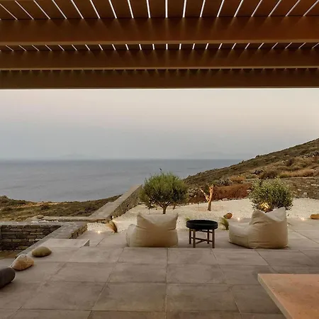 Rising Moon Near Naousa And The Villa Molos (Paros)
