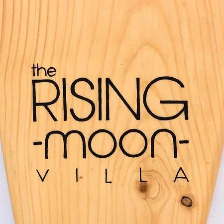 Rising Moon Near Naousa And The Villa