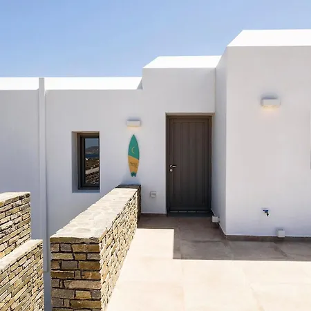 Rising Moon Near Naousa And The Villa Molos (Paros)