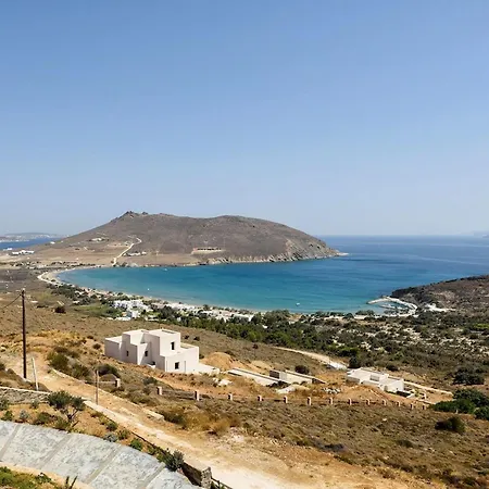 Rising Moon Near Naousa And The Villa Molos (Paros)